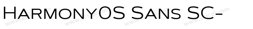 Harmony0S Sans SC字体转换